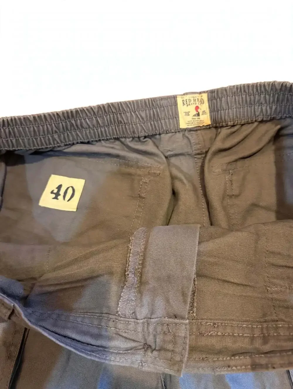 RedHead Brand Co. Gray Utility Cargo Hiking Shorts Size 40